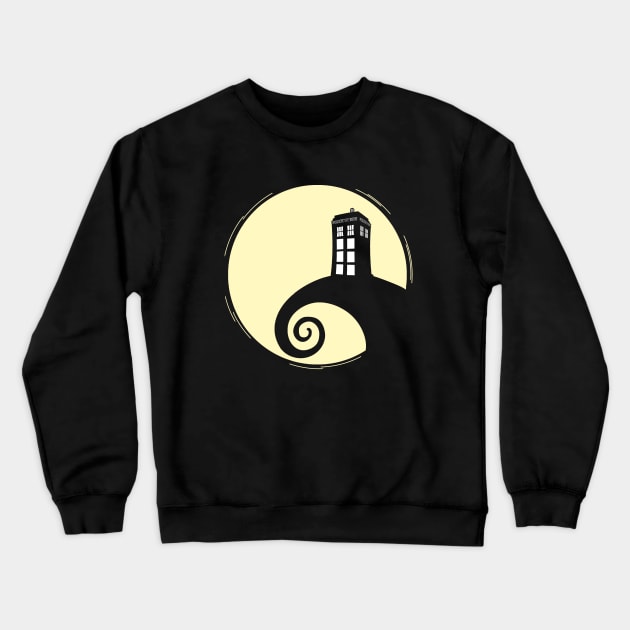 Nightmare before the Doctor Crewneck Sweatshirt by Zefkiel